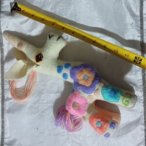 Colorful Plush Giraffe Home Accent